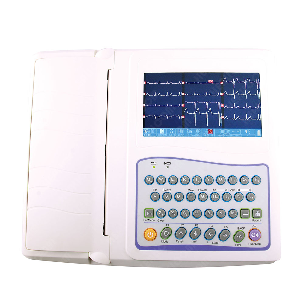 He A Portable Channel Inch Color Lcd Screen Electrocardiograph