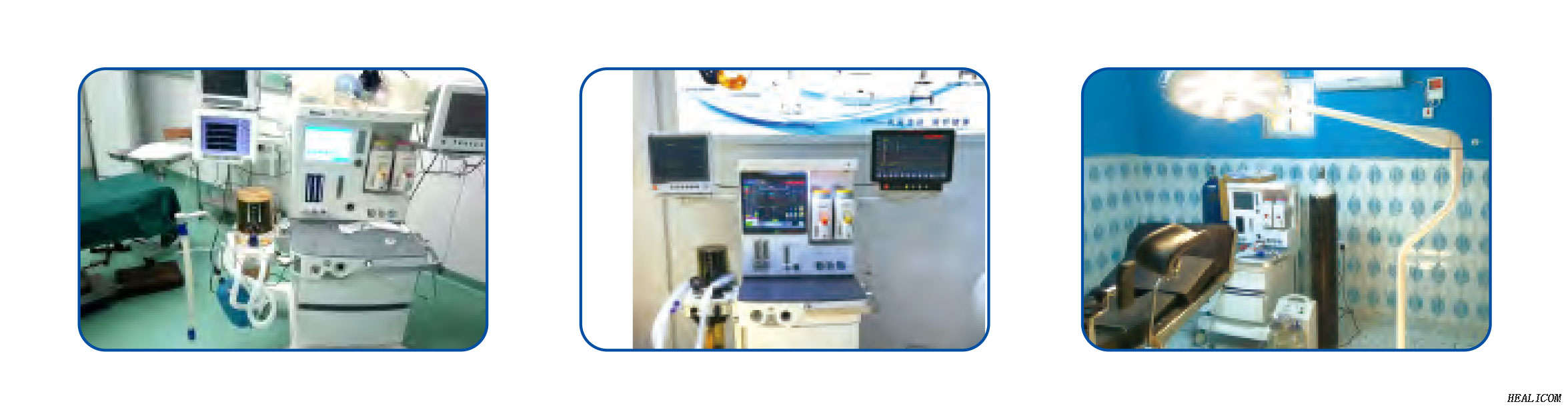 Hot sale Healicom HA-6100 Plus Anesthesia Machine Systems patient Anesthesia Equipment 