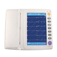 HE-12B 12 Channel 9 inch Touch Screen Rechargeable Digital Electrocardiogram ECG Machine