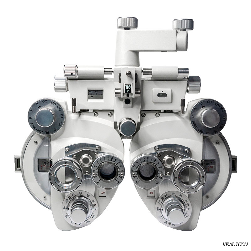HVT-200A Eye Examination Equipment Optical Portable manual ophthalmic phoropter digital refractor Vision tester 