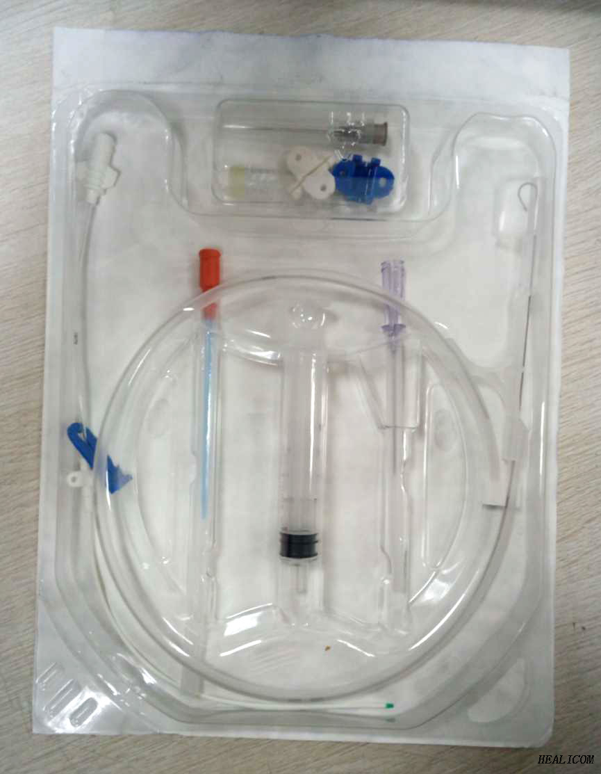 Medical consumables Disposable sterile double lumen central venous catheter kit