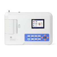 HE-03G Portable 3 Channel Digital Electrocardiogram ECG Machine