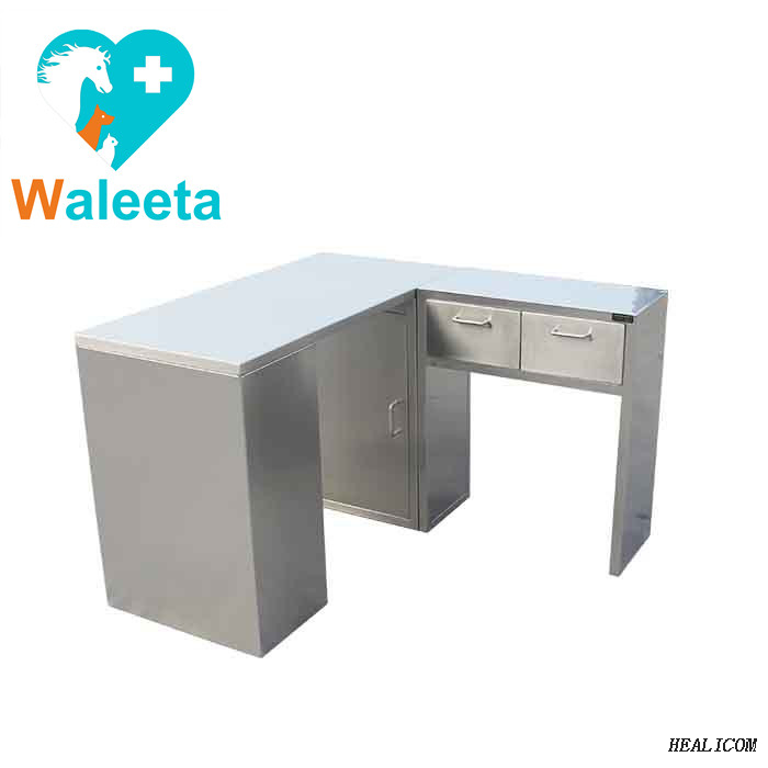 WT-28 304 Stainless steel Flexible Sturdy Durable Customize Corner Pet Examination Table