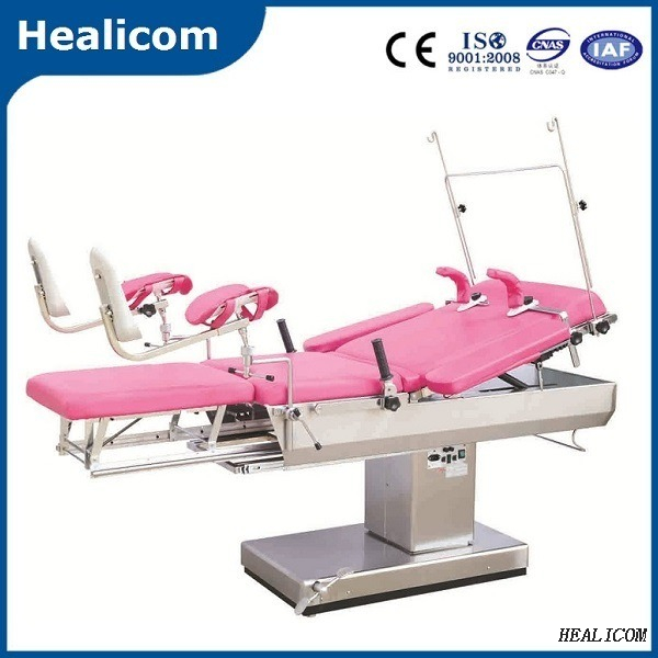 Medical Surgical Electric Hydraulic Obstetric Delivery Bed Operation Gynaecology Table with Low Price