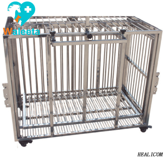 WT-48 Stainless Steel Customize Anti-corrosion Easy Clean Durable Automatic Locks Animal Large Dog Cage